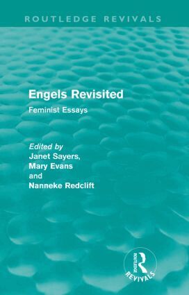 Janet Sayers, Mary Evans, Nanneke Redclift - Engels Revisited (Routledge Revivals), Häftad