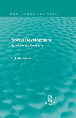 Social Development (Routledge Revivals) 1