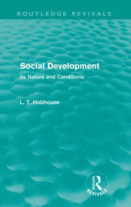 Social Development (Routledge Revivals) 1