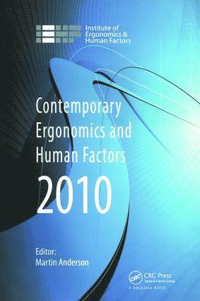 Martin Anderson - Contemporary Ergonomics and Human Factors 2010, Häftad