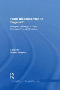 bokomslag From Bioeconomics to Degrowth