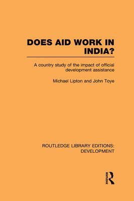 Does Aid Work in India? 1