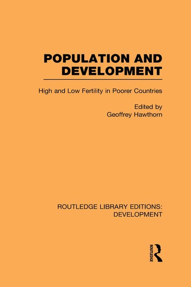 bokomslag Population and Development