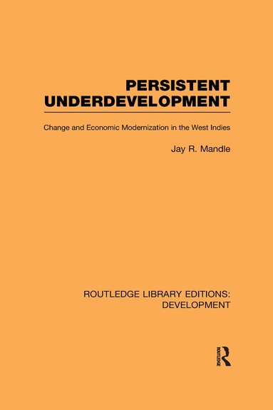 Jay Mandle - Persistent Underdevelopment, Inbunden