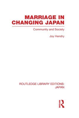 Marriage in Changing Japan 1