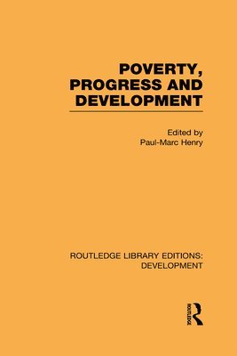 bokomslag Poverty, Progress and Development