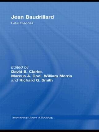 David B. Clarke, Marcus Doel, William Merrin, Richard G. Smith - Jean Baudrillard, Häftad
