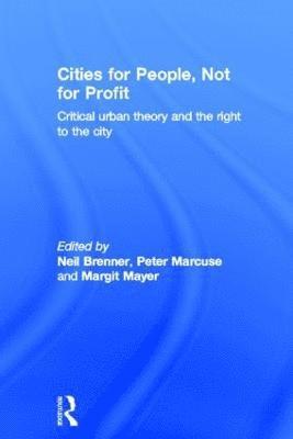 Cities for People, Not for Profit 1