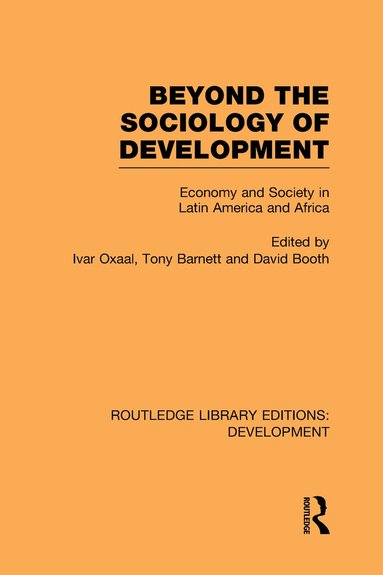 bokomslag Beyond the Sociology of Development