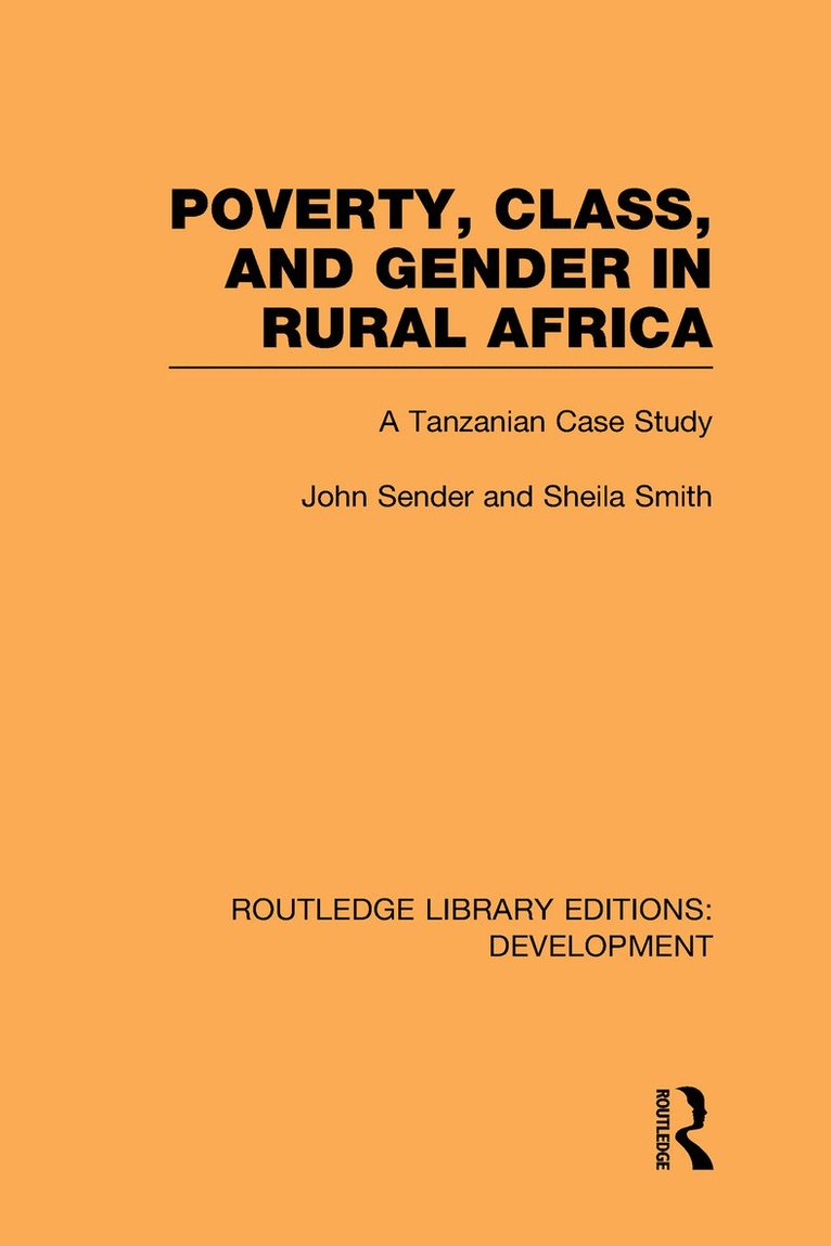 Poverty, Class and Gender in Rural Africa 1