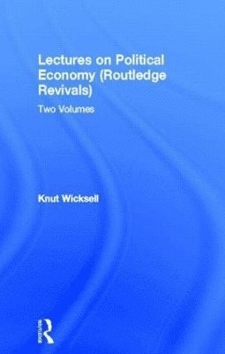 Lectures on Political Economy (Routledge Revivals) 1