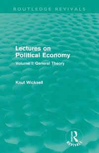 bokomslag Lectures on Political Economy (Routledge Revivals)