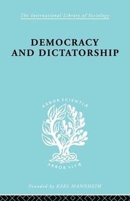 bokomslag Democracy and Dictatorship