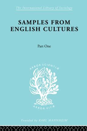 Josephine Klein - Samples from English Cultures, Häftad