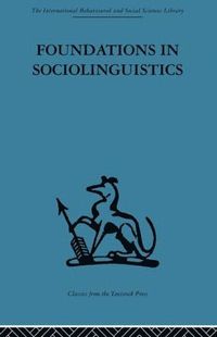 bokomslag Foundations in Sociolinguistics