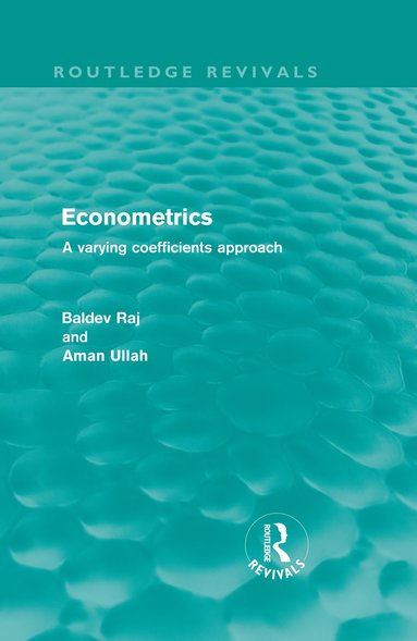 bokomslag Econometrics (Routledge Revivals)