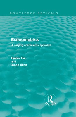 Econometrics (Routledge Revivals) 1
