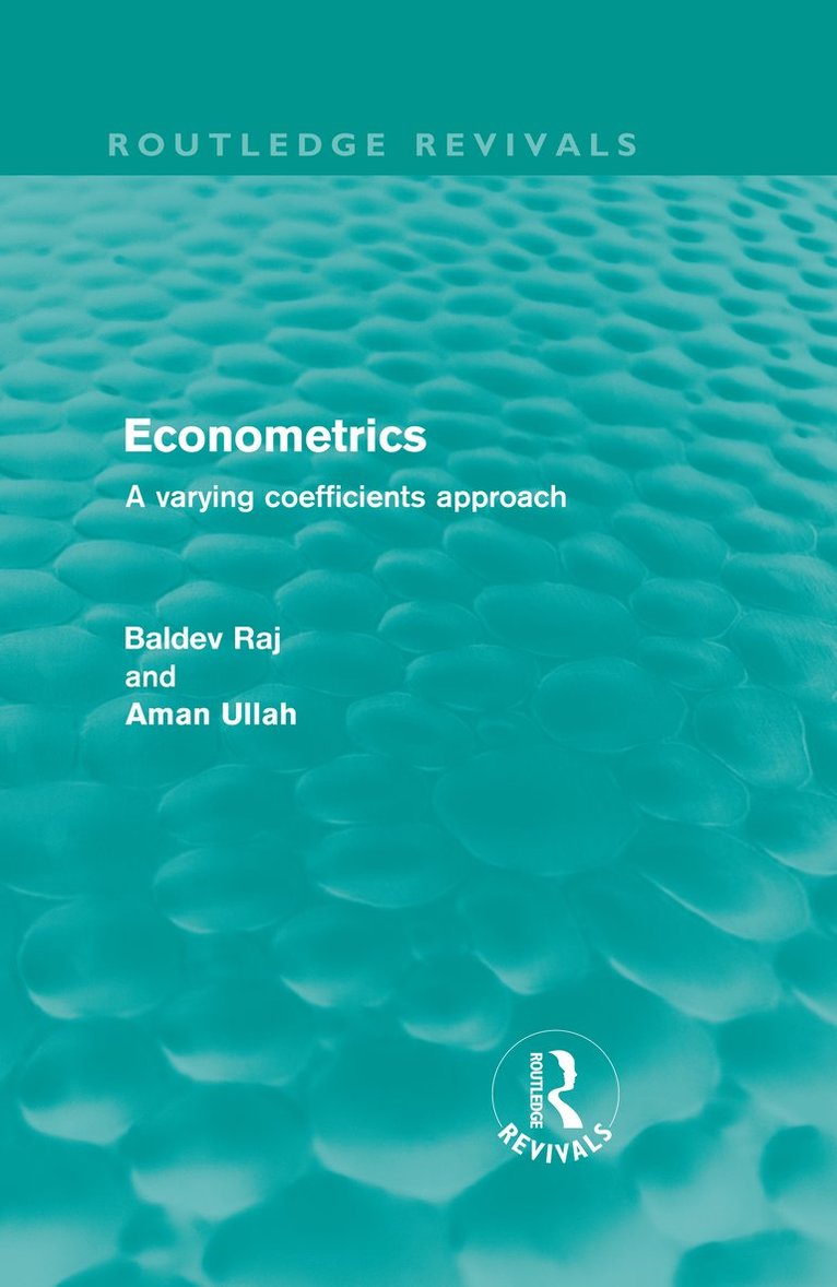 Econometrics (Routledge Revivals)