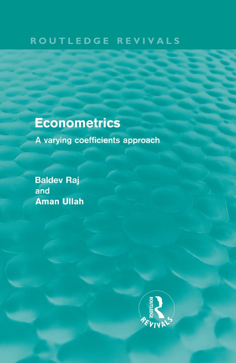 Econometrics (Routledge Revivals) 1