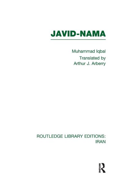 Muhammad Iqbal - Javid-Nama (RLE Iran B), Inbunden