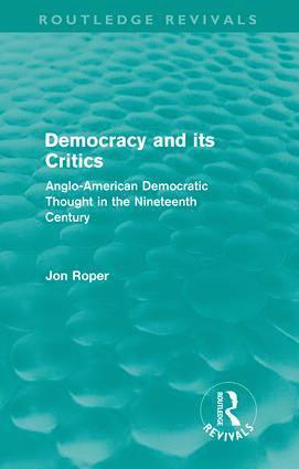 bokomslag Democracy and its Critics (Routledge Revivals)