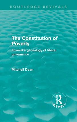 Mitchell Dean - Constitution of Poverty (Routledge Revivals), Häftad