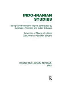 bokomslag Indo-Iranian Studies