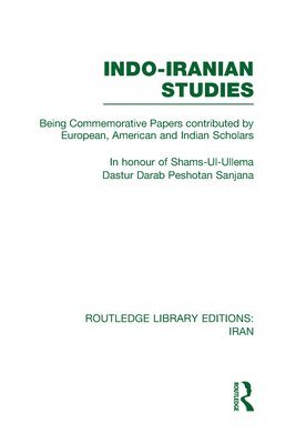 bokomslag Indo-Iranian Studies