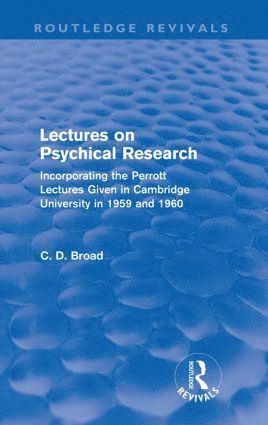 bokomslag Lectures on Psychical Research (Routledge Revivals)