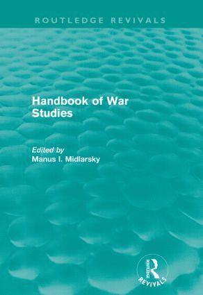 bokomslag Handbook of War Studies (Routledge Revivals)