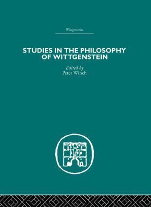 Studies in the Philosophy of Wittgenstein 1