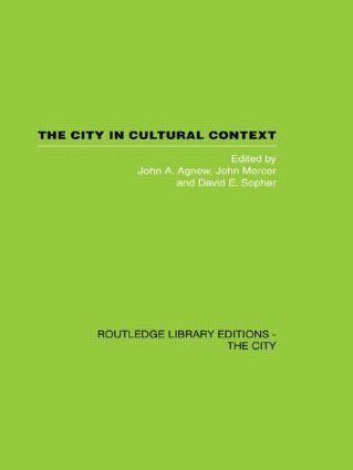 The City in Cultural Context 1