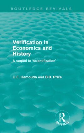 bokomslag Verification in Economics and History (Routledge Revivals)