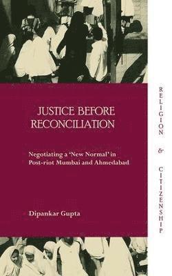 Justice before Reconciliation 1