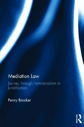 Penny Brooker - Mediation Law, Inbunden