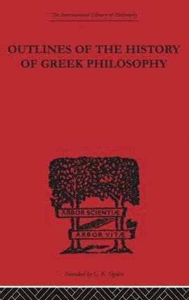 bokomslag Outlines of the History of Greek Philosophy