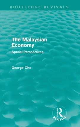 George Cho - Malaysian Economy (Routledge Revivals), Häftad