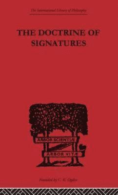 The Doctrine of Signatures 1