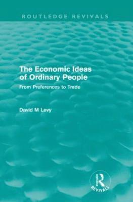 bokomslag The Economic Ideas of Ordinary People