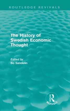 bokomslag History of Swedish Economic Thought (Routledge Revivals)