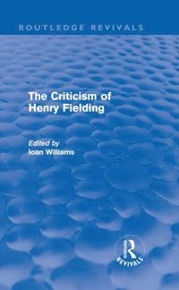 bokomslag Criticism of Henry Fielding