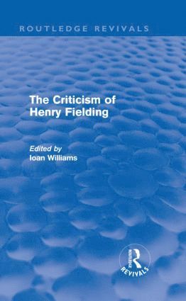 bokomslag Criticism of Henry Fielding