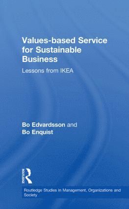 bokomslag Values-based Service for Sustainable Business