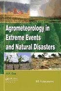 bokomslag Agrometeorology in Extreme Events and Natural Disasters