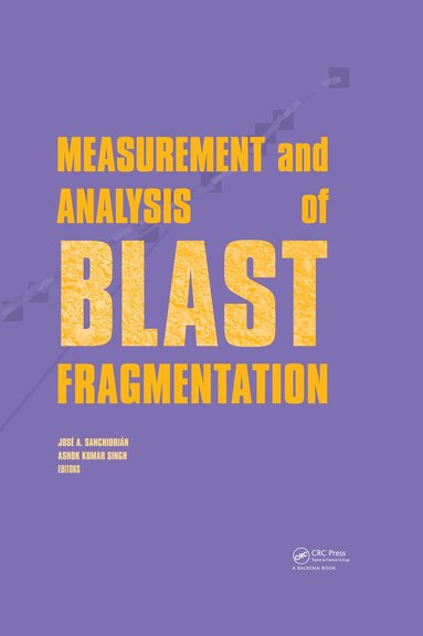 bokomslag Measurement and Analysis of Blast Fragmentation