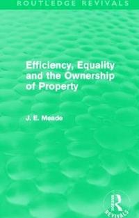 bokomslag Efficiency, Equality and the Ownership of Property (Routledge Revivals)