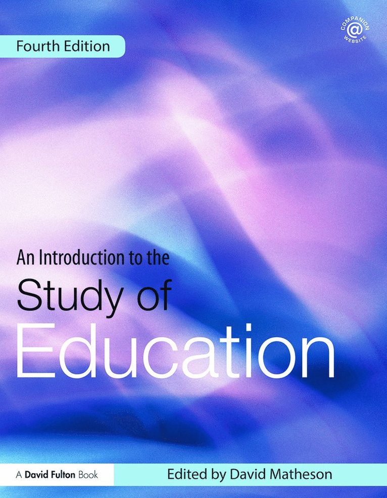 David Matheson - Introduction to the Study of Education, Häftad