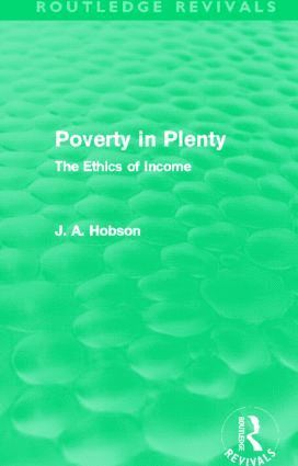 bokomslag Poverty in Plenty (Routledge Revivals)