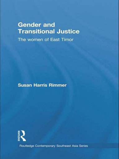Susan Harris Rimmer - Gender and Transitional Justice, Häftad