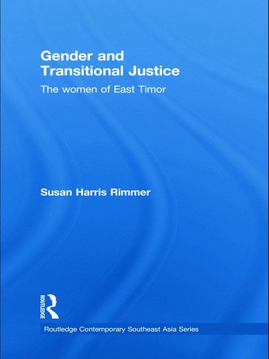 bokomslag Gender and Transitional Justice